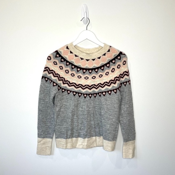 Halogen x Atlantic-Pacific Gray Pullover Sweater - Picture 2 of 6